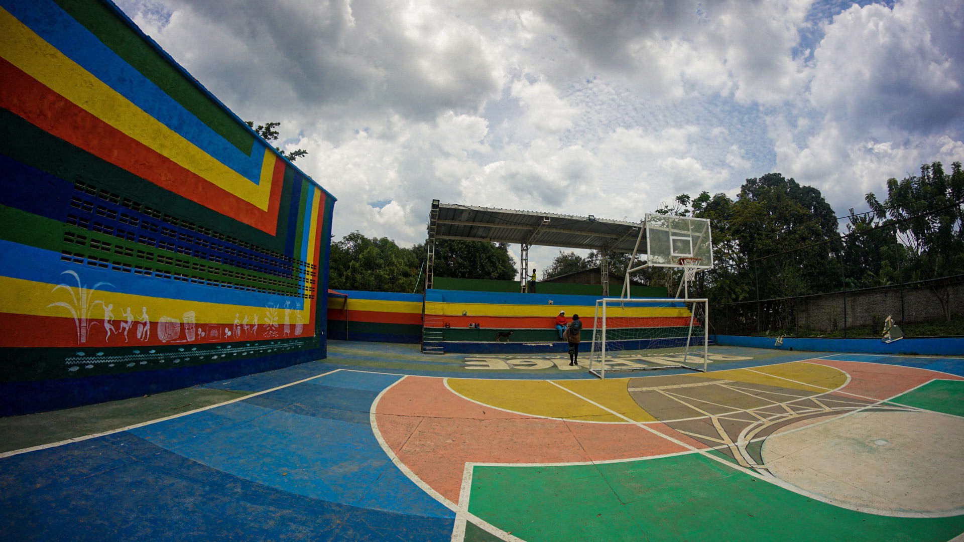 Parque público san Basilio de Palenque