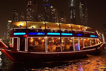 Dubai Marina Dhow Dinner Cruise with Private Transfers