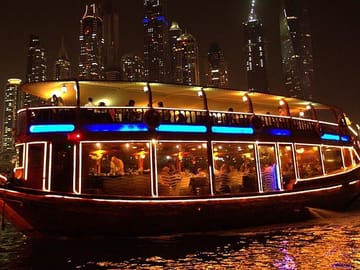 Dubai Marina Dhow Dinner Cruise with Private Transfers