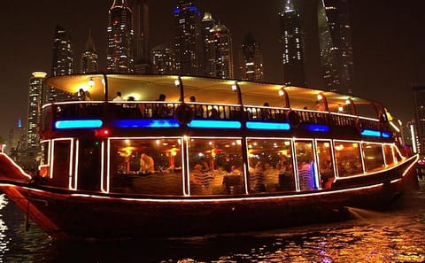 Dubai Marina Dhow Dinner Cruise with Private Transfers