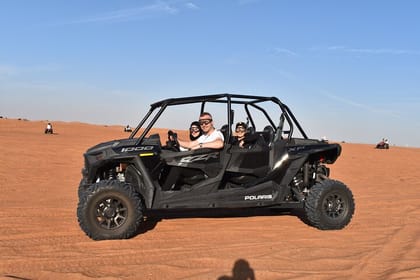 Dubai Private Red Dune Buggy Safari with BBQ Dinner in VIP Camp