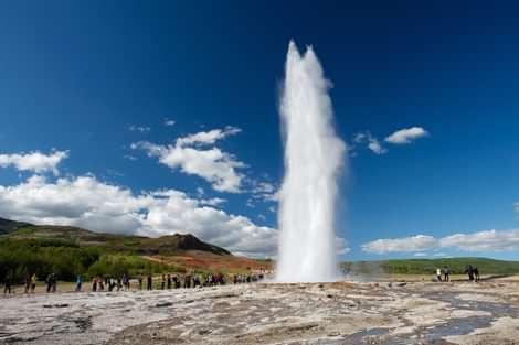 Strokkur erupting