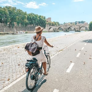 Rome from the Tiber: cycling tour through history and beauty