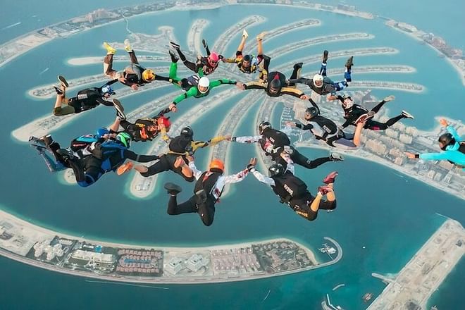 Private Sky Diving Activity in Dubai
