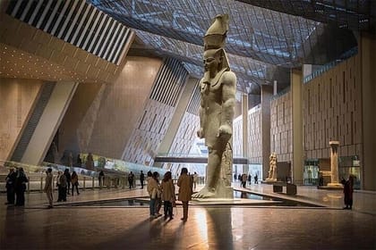Cheap Half Day tour Grand Egyptian Museum and felucca