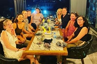 Traditional Turkish Dinner Feast in a Local Restaurant  2