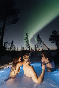 Arctic Dinner with Private Sauna and Jacuzzi