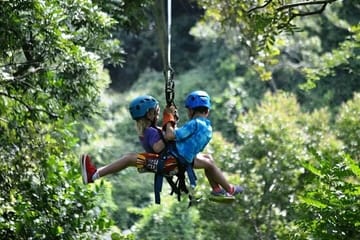 Roatan Half day Zipline beaches, suspencion, bridges & wildlife