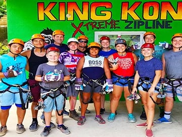 Extreme Zipline Adventure and Wildlife Tour in West End, Honduras