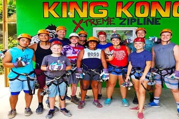 Extreme Zipline Adventure and Wildlife Tour in West End, Honduras