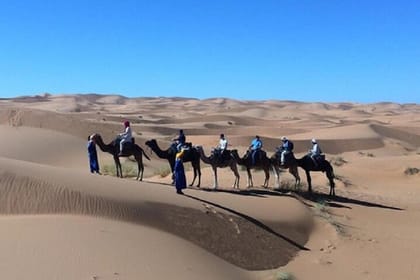 3 Days Tour From Fes To Marrakech Via Merzouga Dunes, Camel Trek