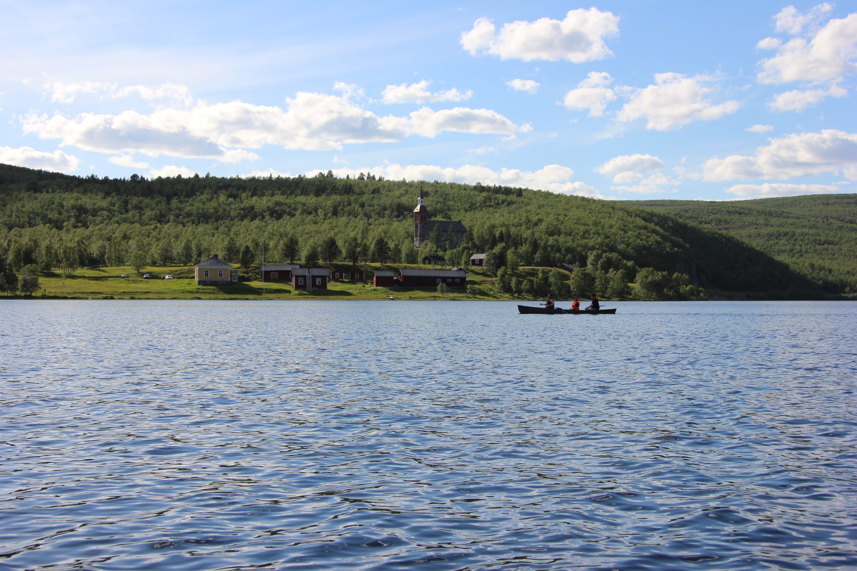 Utsjoki church and church huts