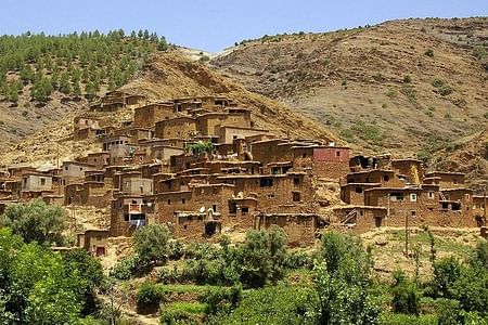 Day trip to Atlas Mountains Ourika Valley and Berber Villages