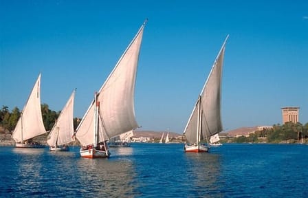 From Luxor : felucca ride and Banana Island