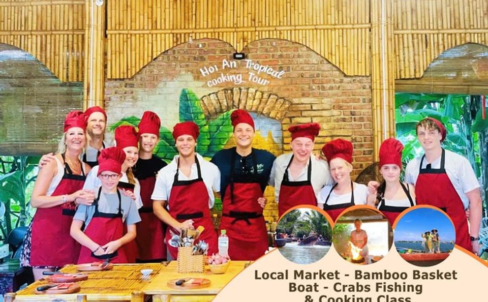 Cooking Class in Hoi An with Market Visit and Basket Boat Ride
