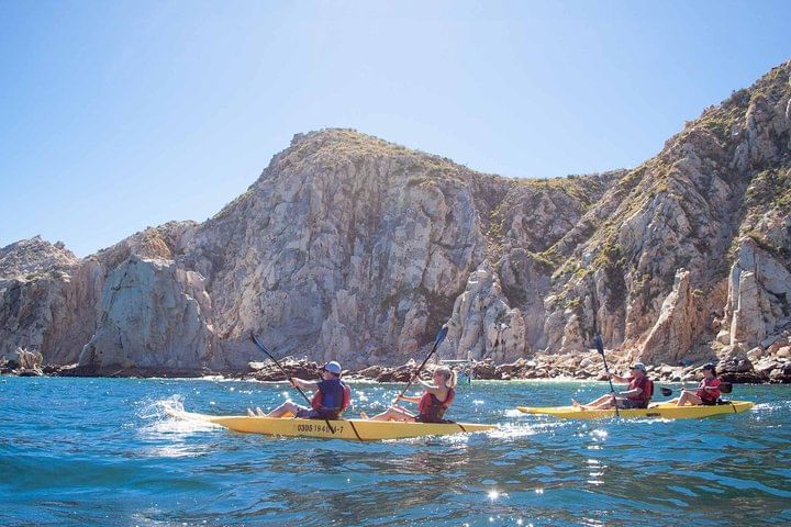 Los Cabos Arch and Playa del Amor Tour by Glass Bottom Kayak