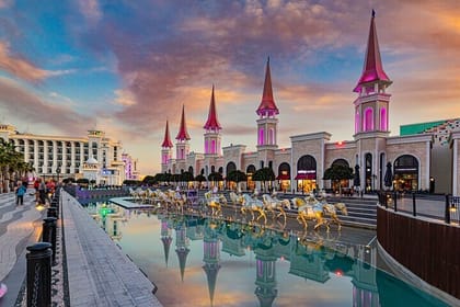 The Land of Legends Night Show with Roundtrip Transfer from Side