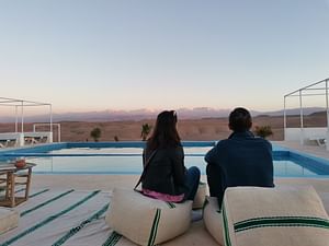 From Marrakech: Sunset Camel Ride in Agafay Desert with Dinner & Music