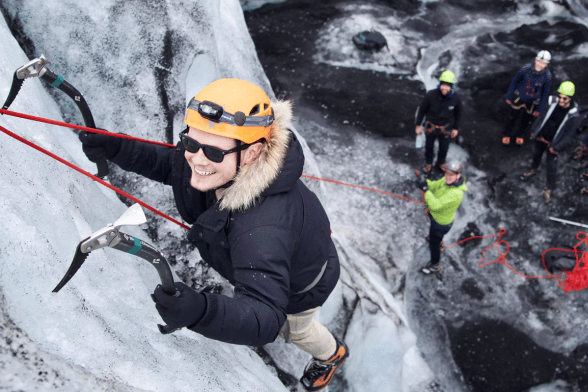 Ice Climbing on Sólheimajökull, Iceland