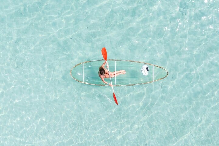 Transparent Kayak Adventure and Drone Experience in Zanzibar 4