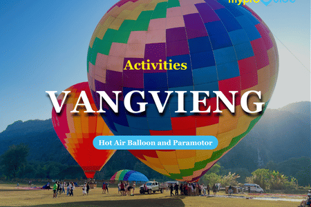 Hot Air Balloon and Paramotor in VangVieng – Hotel pick up/ drop off
