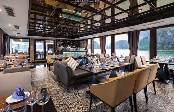 JADE SAILS Cruise Best Luxury Day Tour to Halong Bay & Lan Ha Bay