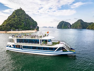 Hercules Cruise Luxury Day Tour in Halong Bay from Hanoi
