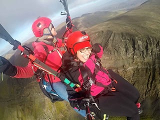 Tandem Paragliding over the Rugged Lava Fields at Blue Mountains, photo 13