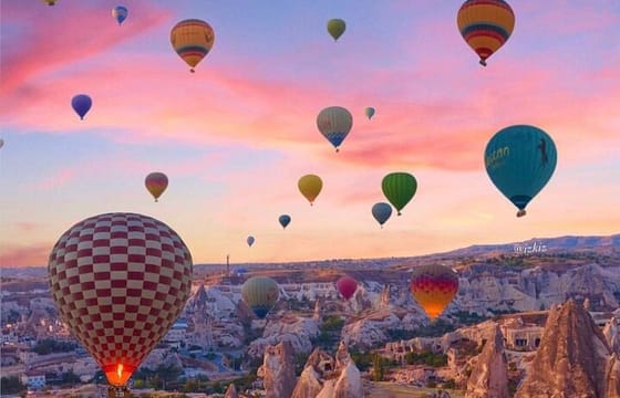 Cappadocia Hot Air Balloon w/ Champagne & Snack