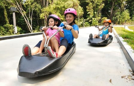 Skyline Luge Adventure at Sentosa Island, Singapore