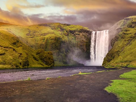 Skógafoss waterfall