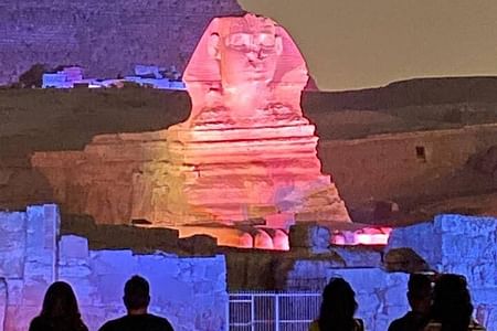 Giza Pyramids Sound and Light Show with Dinner Experience
