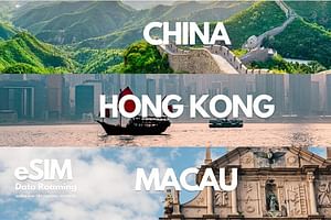 China Hong Kong Macao Data eSIM : 0.5GB Daily to 20GB-30Days