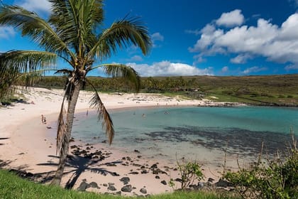 Discover the mystical Easter Island and its famous gigantic stone statues