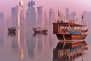 Exclusive Doha Private Dhow Cruise & Corniche Walk With Sunset