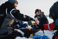 Ice Fishing and Snowmobile Safari Combo in Lapland 10