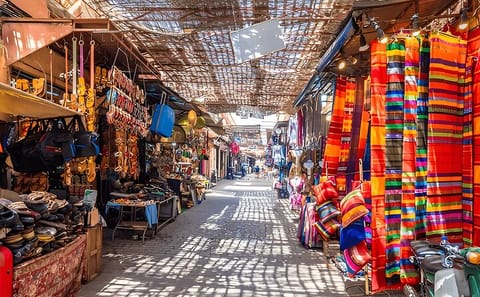 Shopping experience in Marrakech souks