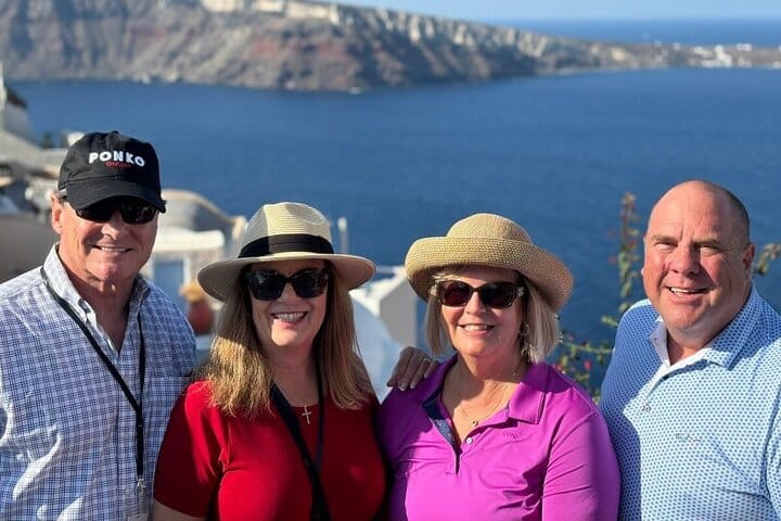 During the tour of Oia, Santorini
