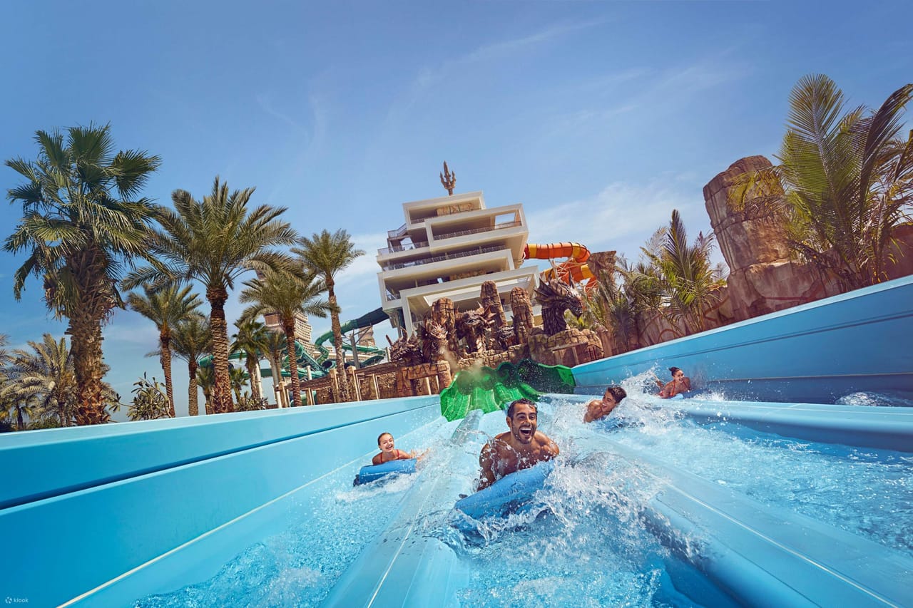 Atlantis Aquaventure Waterpark + Lost World Aquarium Tickets