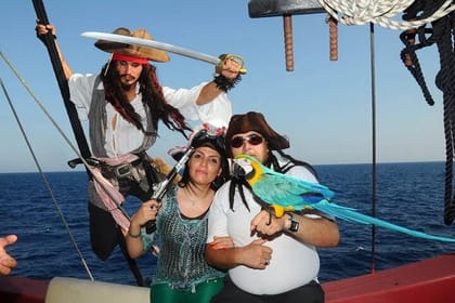 Alanya Pirate Boat Tour with Foam Party Soft Drinks & Transfer