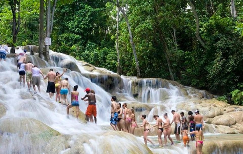 Dunn's River Falls and Ocho Rios Shopping Tour from Lucea
