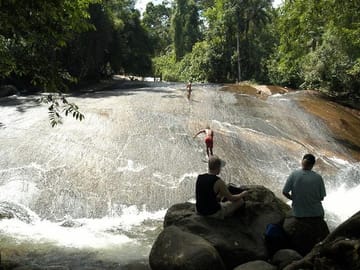Toboggan waterfall
