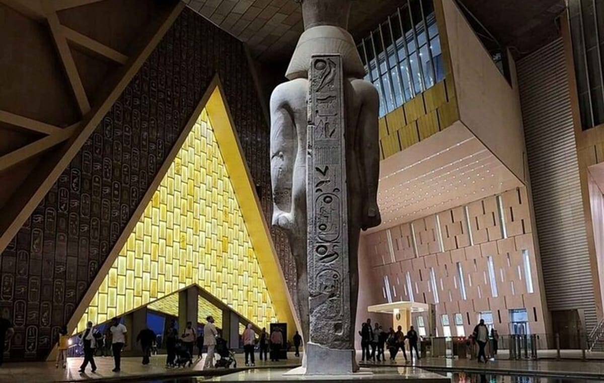 Cheap Half Day tour Grand Egyptian Museum and felucca