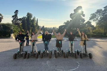 Electric ATV Scooter Tour of Modern Athens Landmarks