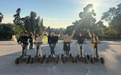 Electric ATV Scooter Tour of Modern Athens Landmarks