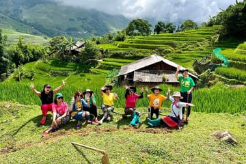 From SAPA: Trekking Through Rice Terrace 2 days-1 night Homestay