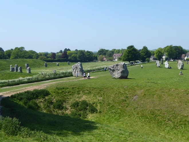 Part of the Avebury stone circle