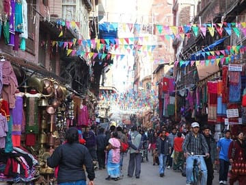 Walking Tour of Local Bazaars in Kathmandu with Guide