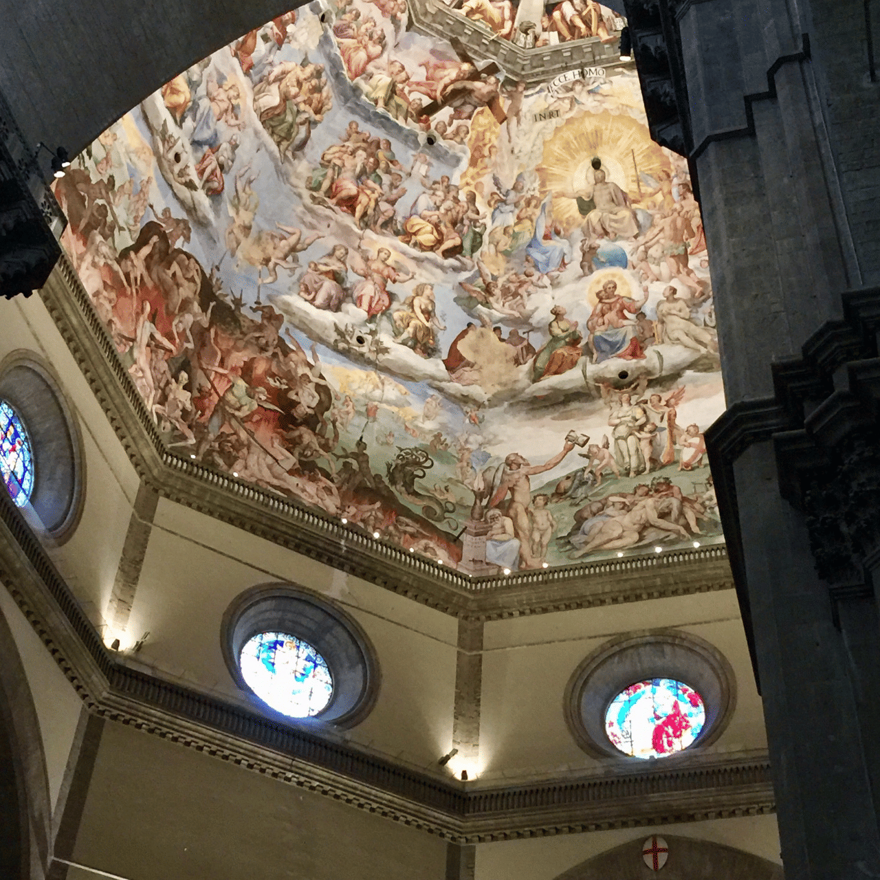 Internal view of the vault of the Brunelleschi's Dome