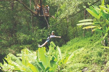 Flying Hanuman Zipline & Abseil Adventure with Hotel Transfer
